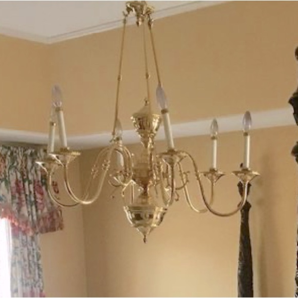 Brass Chandelier by Quorum